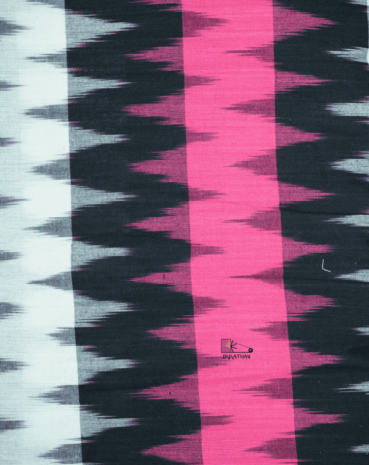 Pink Black White Zigzag