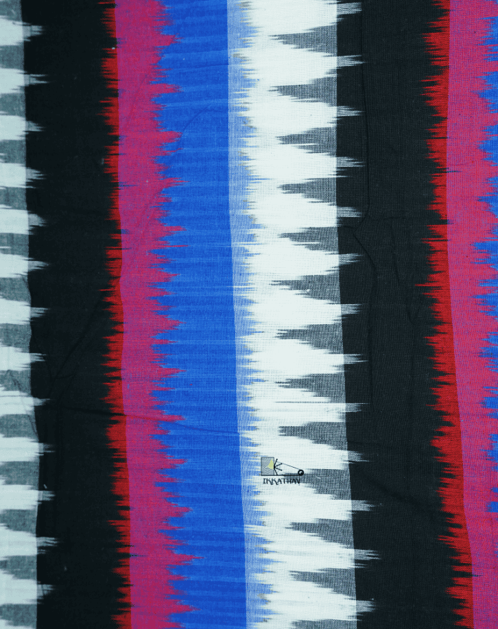 Red blue black Zigzag