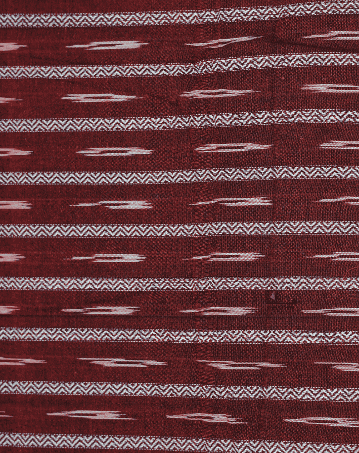 Maroon Ikkat Stripe