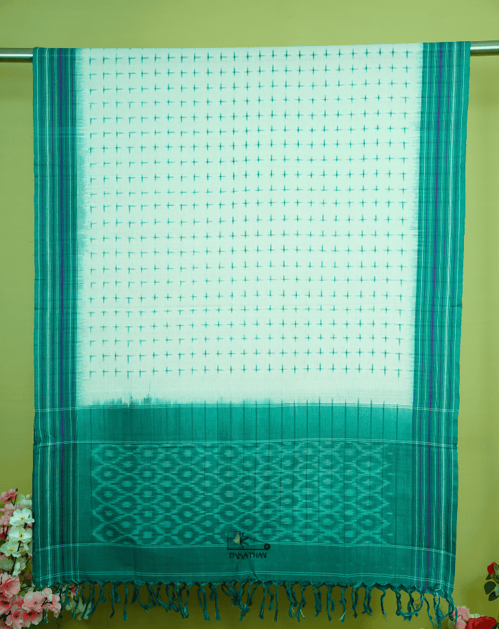 Light Green Dot Dupatta
