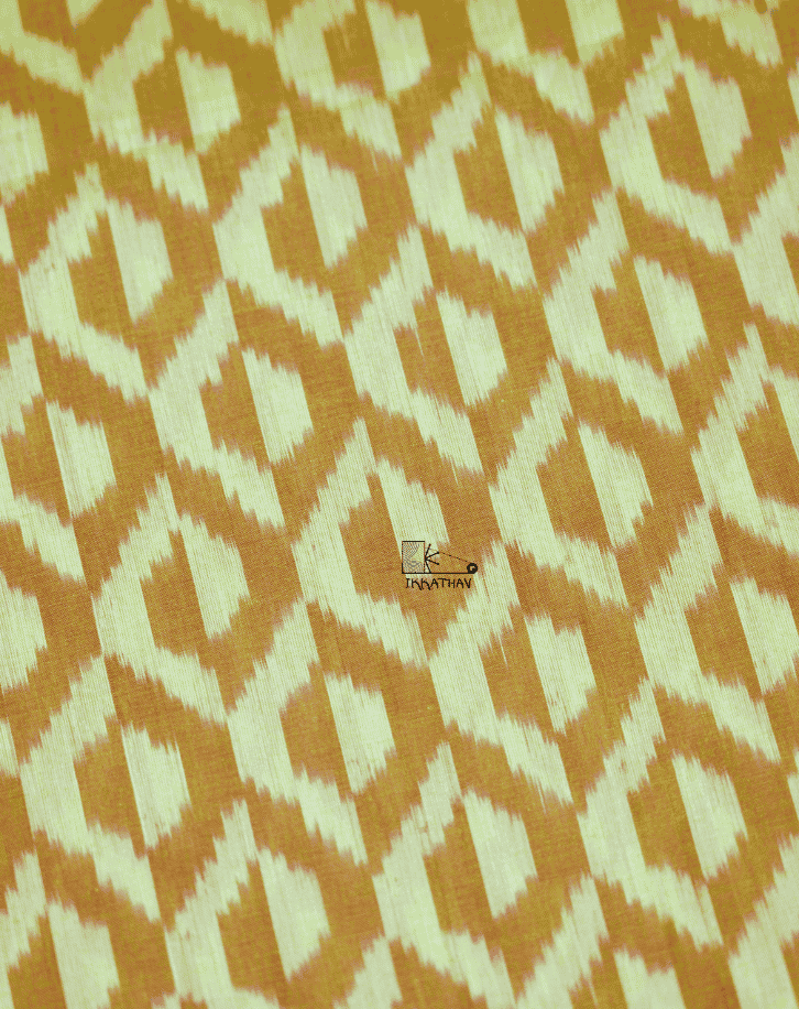 Mustard Honeycomb Weave