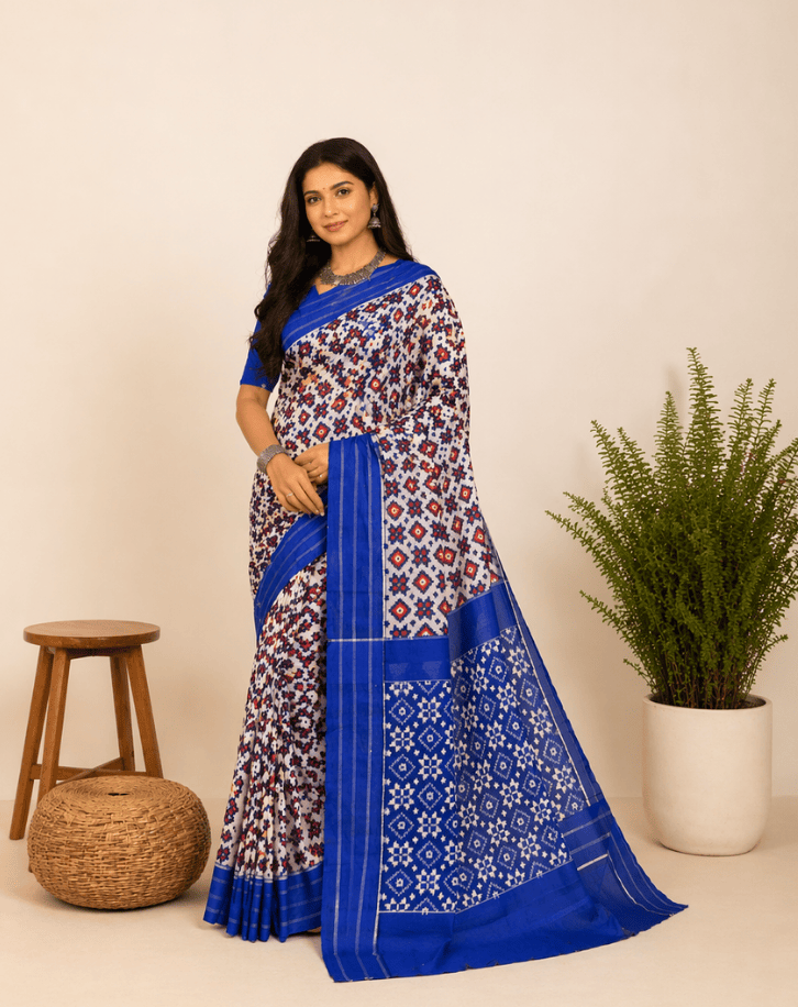 Double Ikkat Sarees
