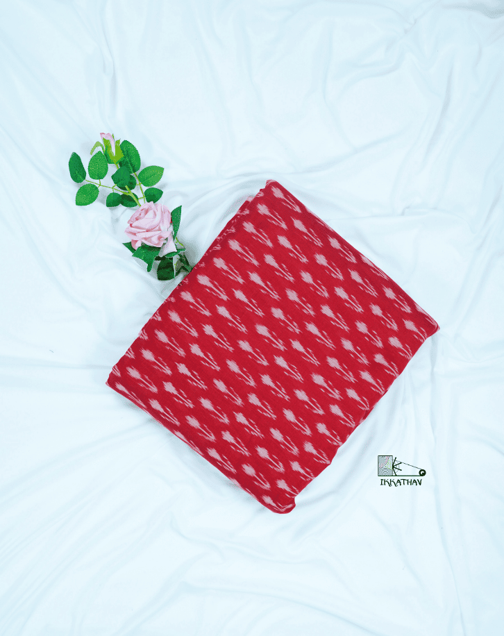 Bright Red Drop Weave