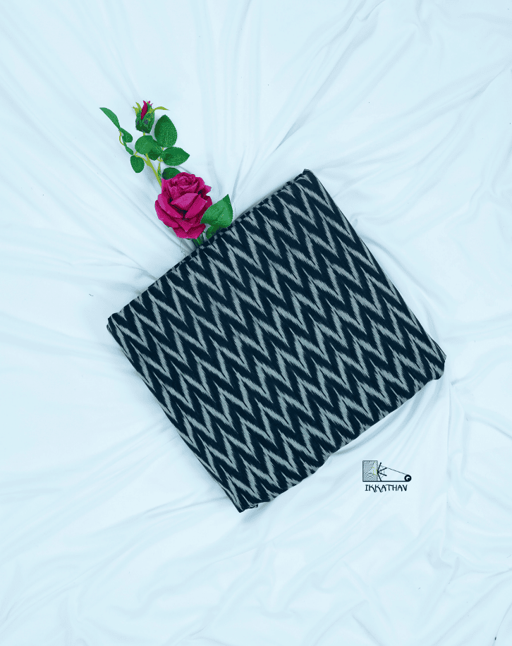 Black Zig-Zag Weave