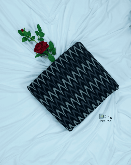 Steel Grey Zig-Zag Weave