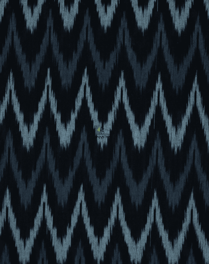 Steel Grey Zig-Zag Weave