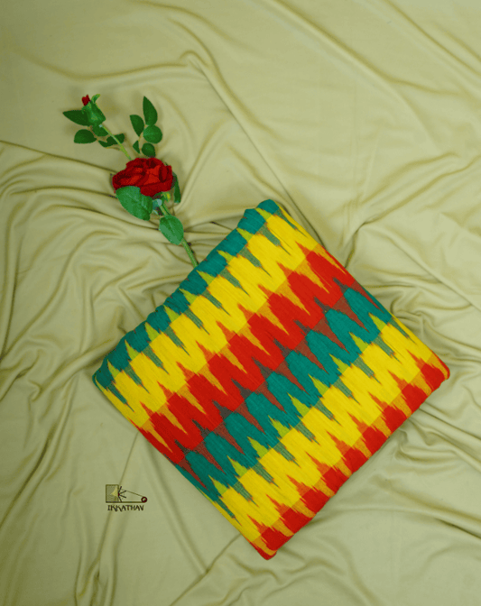 Yellow Red Green Zigzag