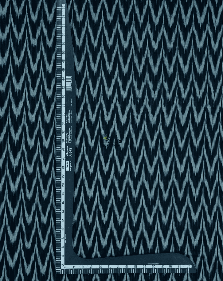 Black Zig-Zag Weave