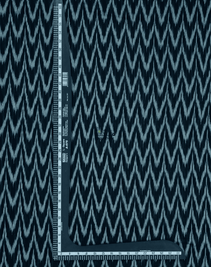 Black Zig-Zag Weave