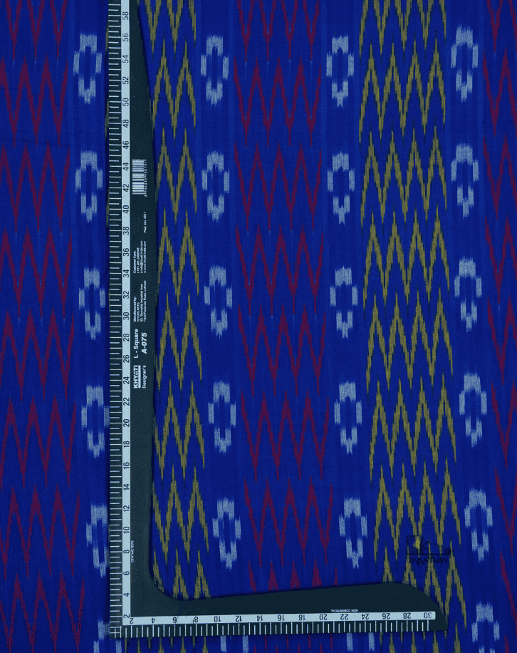 Royal Blue Zig-Zag
