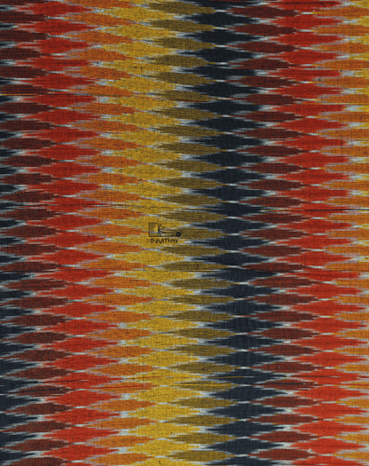 Rust Yellow Black Zigzag