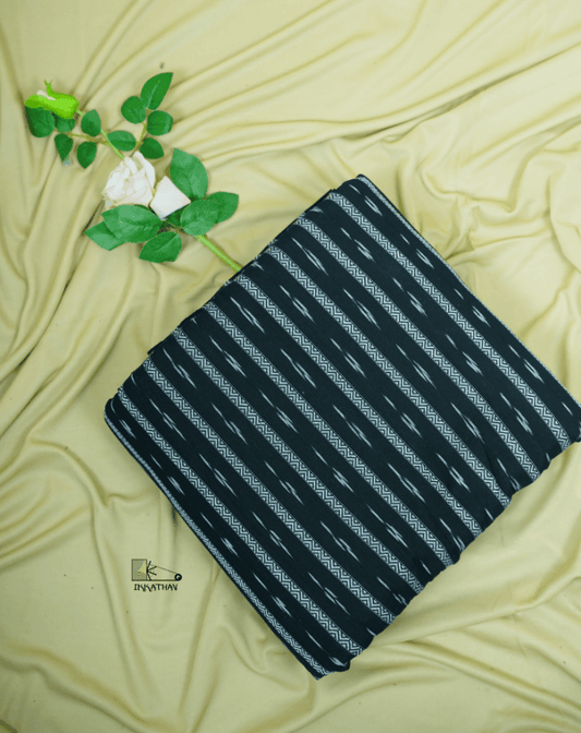 Black Ikkat Stripe