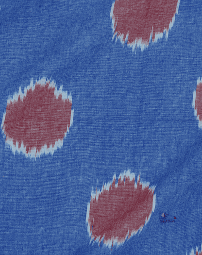 Blue Red Polka