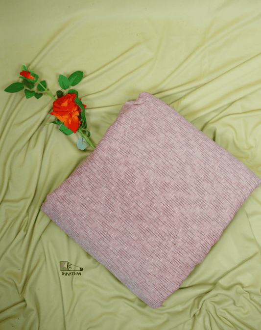 Dusty Pink Crosshatch