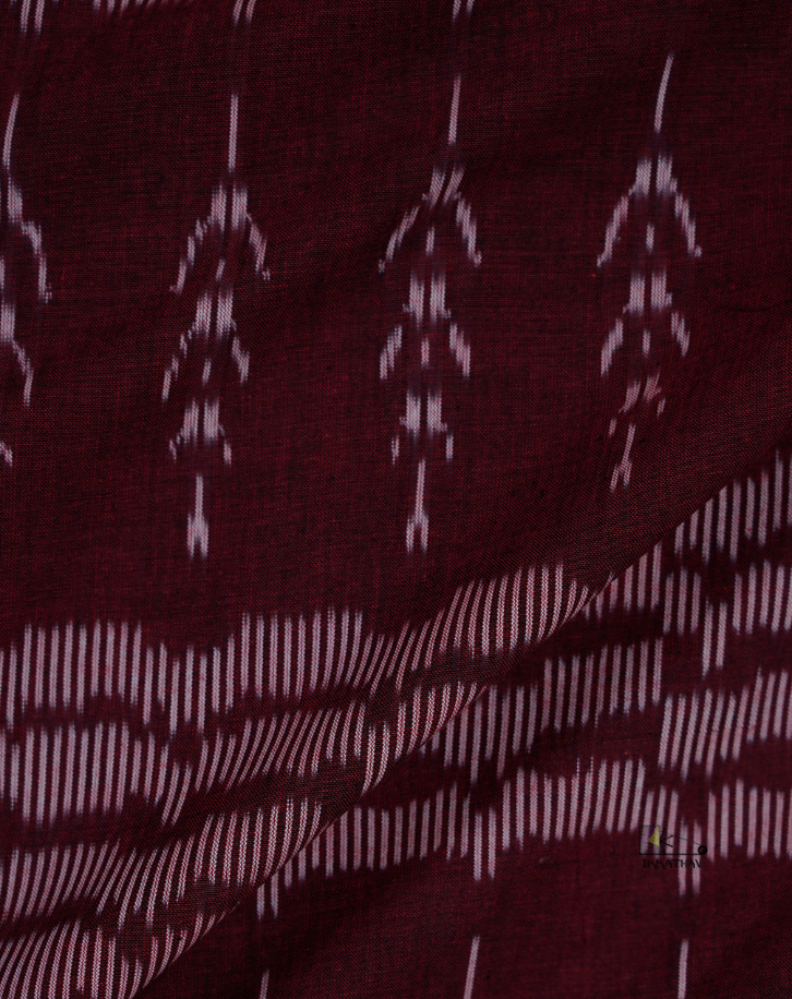 Maroon Traditional Border
