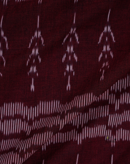 Maroon Traditional Border