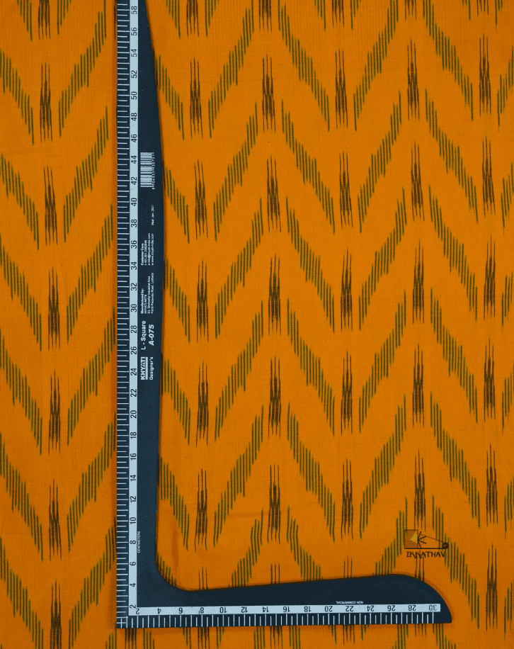 Orange Zigzag