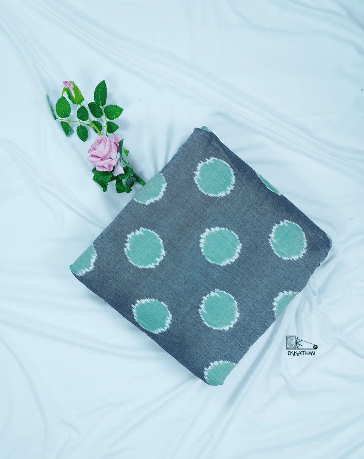 Grey Mint Dots