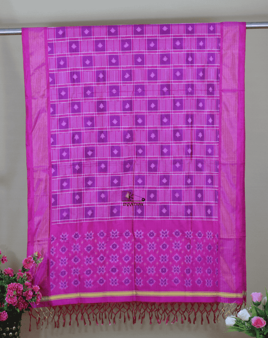 Pink Silk Dupatta