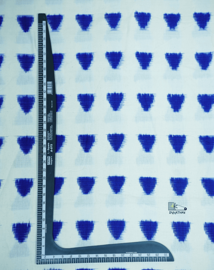 White Blue Triangle