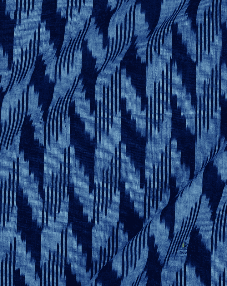 Blue & White Diagonal Stripe