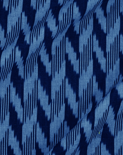 Blue & White Diagonal Stripe