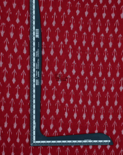 Bright Red Drop Weave