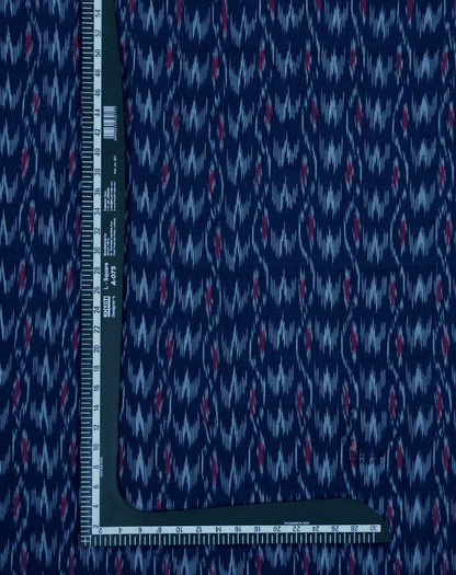 Navy Blue Ikkat