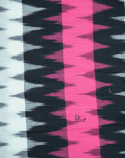 Pink Black White Zigzag