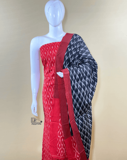 Red Black 3-Piece Suit Set