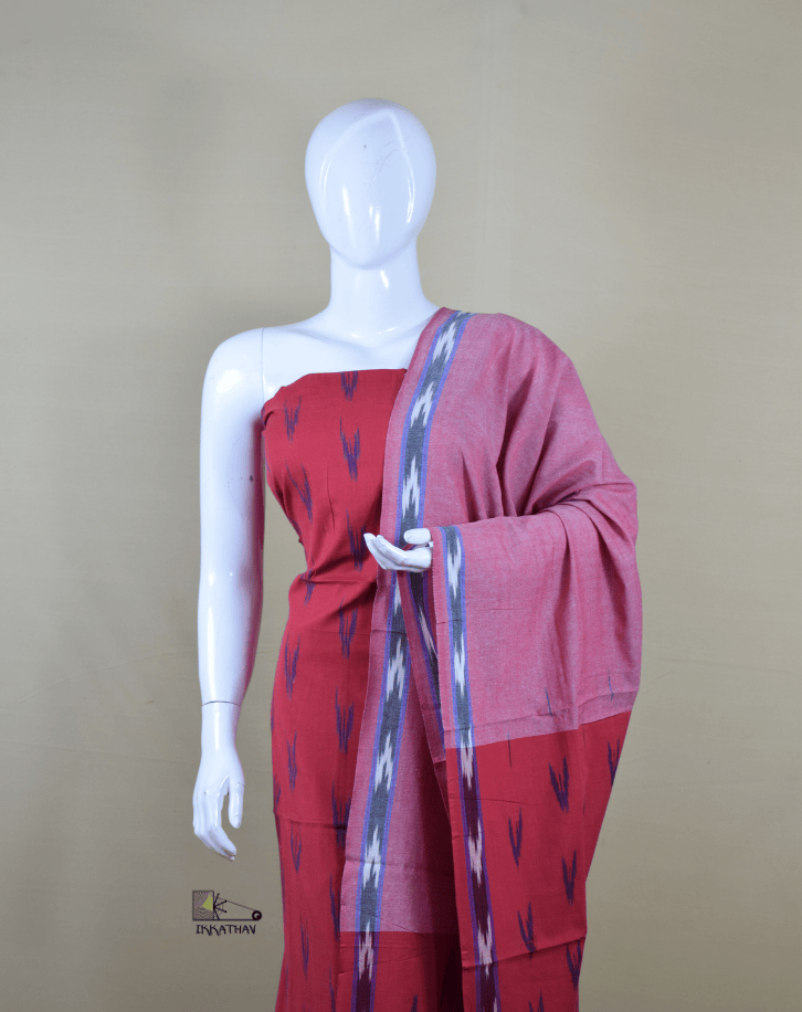 Red Pink 3-Piece Suit Set