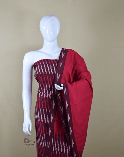 Wine Maroon 3-Piece Suit Set