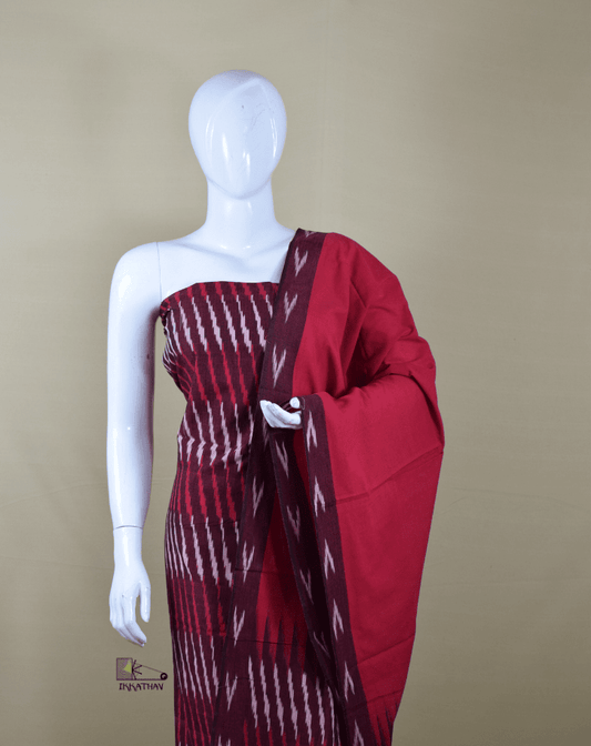 Wine Maroon 3-Piece Suit Set