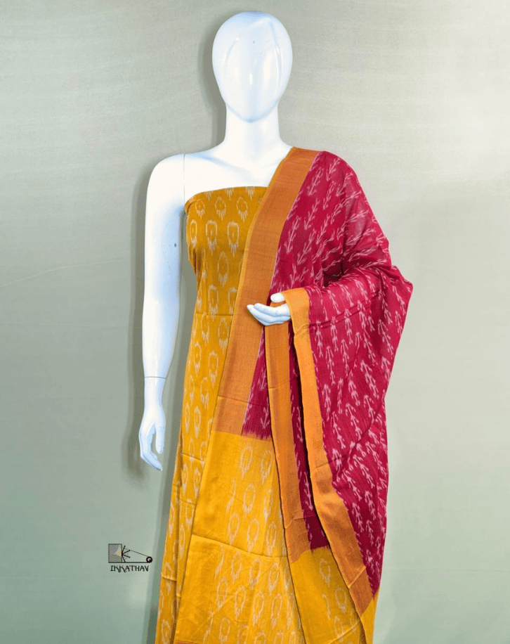 Yellow Red 3-Piece Suit Set