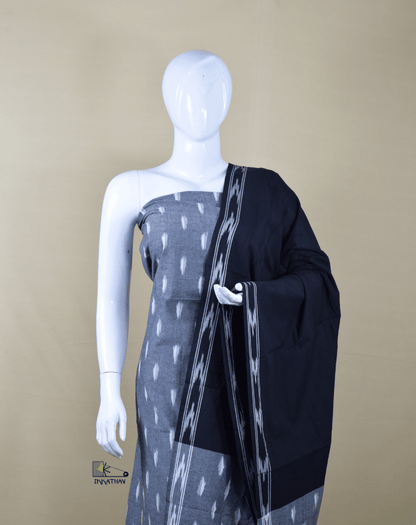 Grey Black 3-Piece Suit Set