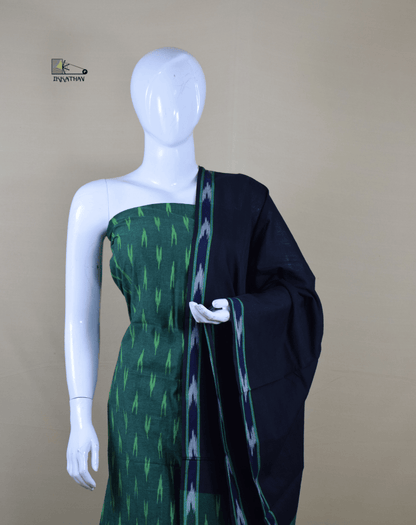 Green Black 3-Piece Suit Set