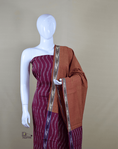 Wine Brown 3-Piece Suit Set