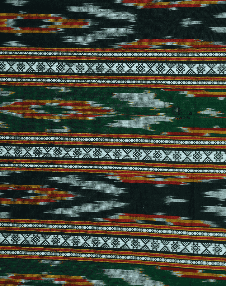 Forest Green Ikkat Stripe