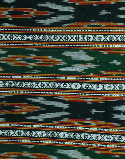 Forest Green Ikkat Stripe