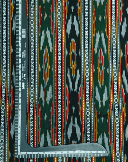 Forest Green Ikkat Stripe