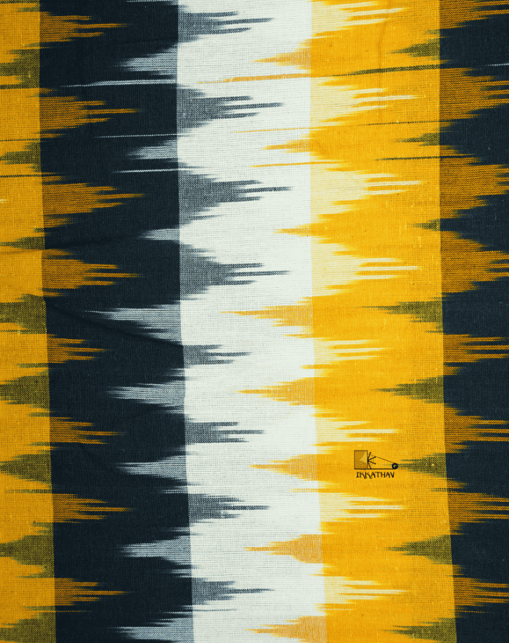 Yellow Black White Zigzag