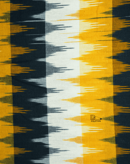 Yellow Black White Zigzag