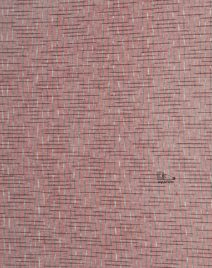 Dusty Pink Crosshatch