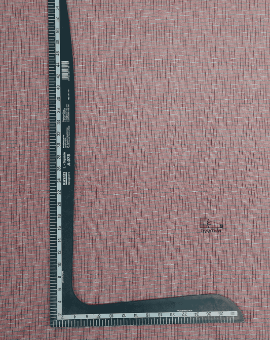 Dusty Pink Crosshatch