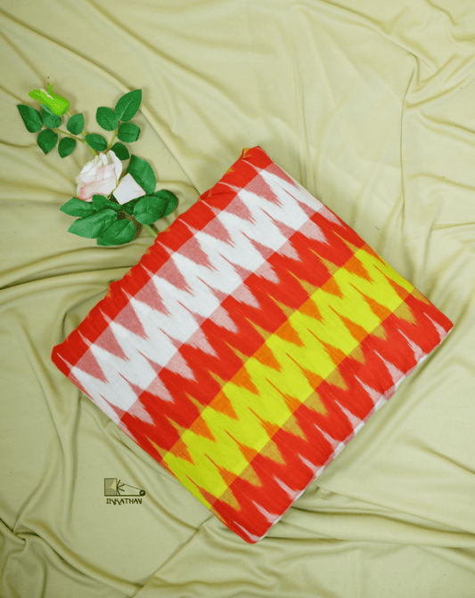 Red Yellow White Zigzag
