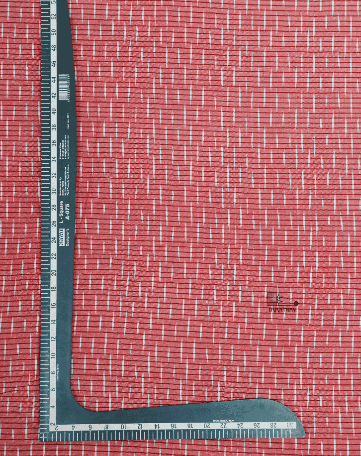 Rose Pink Crosshatch