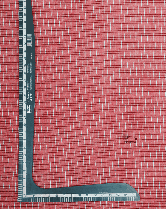Rose Pink Crosshatch