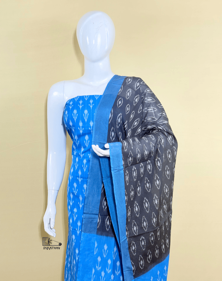 Blue Black 3-Piece Suit Set