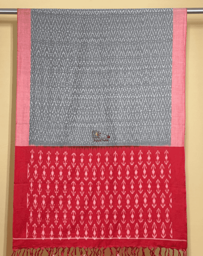 Red Grey 3-Piece Suit Set