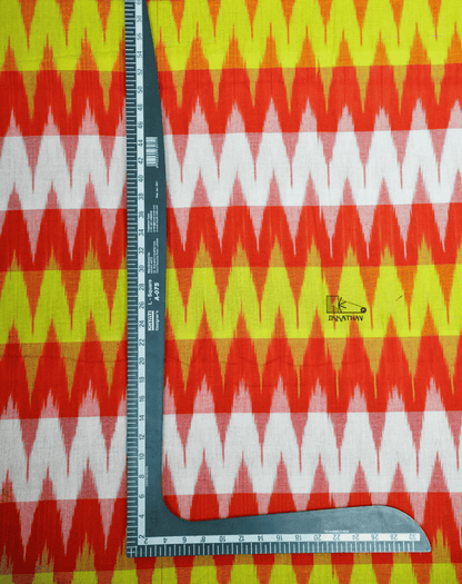 Red Yellow White Zigzag